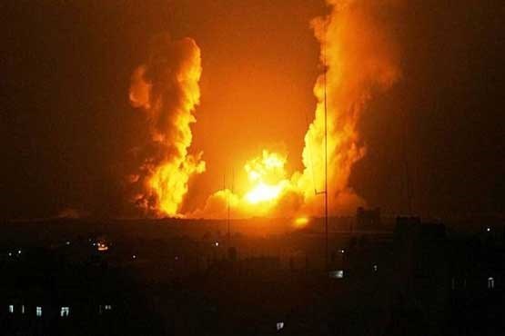 حمله شدید جنگنده های اسرائیلی به نوار غزه