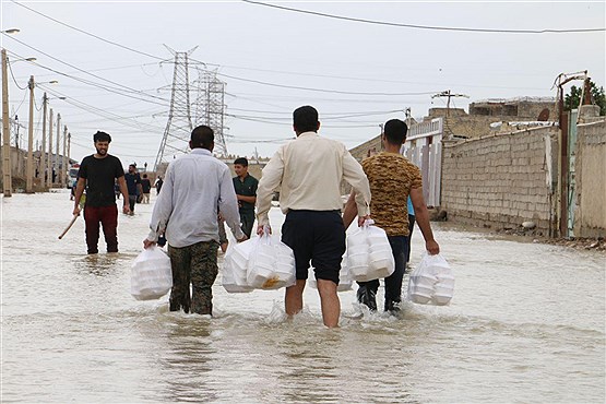 وقوع سیلاب در برخی نقاط شهری و روستایی سمنان