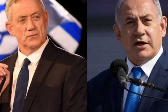 پیشتازی نتانیاهو بر گانتس