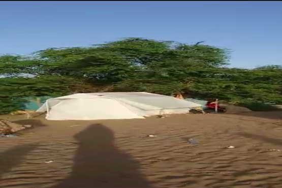 کمبود چادر هلال احمر در یک روستا (فیلم)