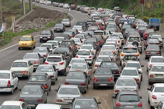 ترافیک سنگین در محورهای شمال کشور