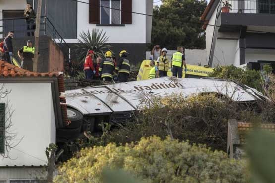 ٢٨ کشته بر اثر واژگونی اتوبوس در پرتغال