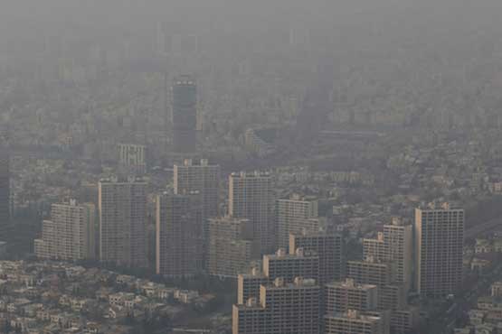 افزایش غلظت آلاینده ازن در تهران طی امروز