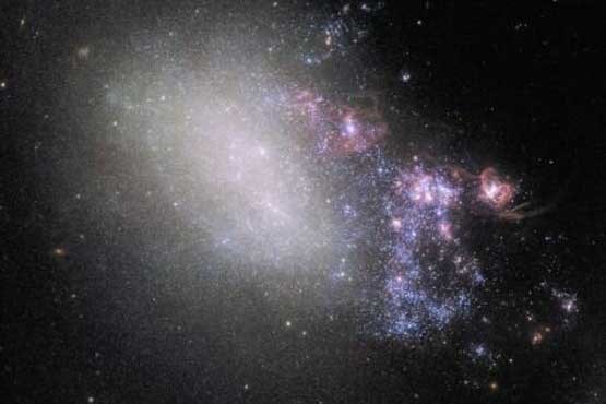 تصویری زیبا از کهکشان مارپیچی