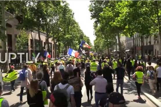اعتراضات مردم فرانسه سی و یک هفته‌ای شد +عکس