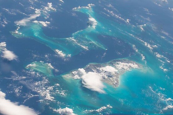جزایر باهاما از فضا (+تصاویر)