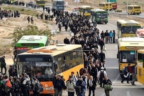 کرایه اتوبوس‌های ایرانی در مرزها و خاک عراق چند؟