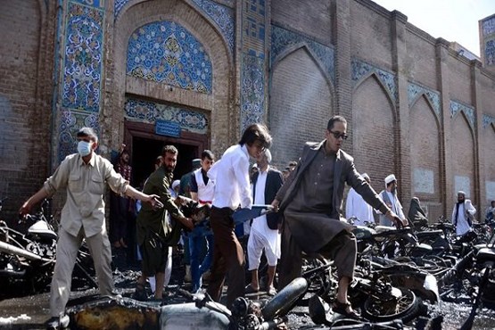 افزایش تعداد قربانیان انفجار مسجد ننگرهار افغانستان