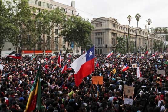 فیلم | چرا رسانه‌ها به اعتراضات شیلی نپرداختند؟