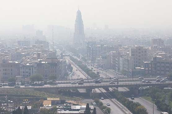 هوای تهران در ۲ دی ماه؛ ناسالم است +عکس