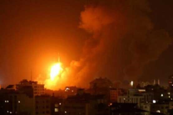جنگنده های رژیم صهیونیستی نوار غزه را بمباران کردند