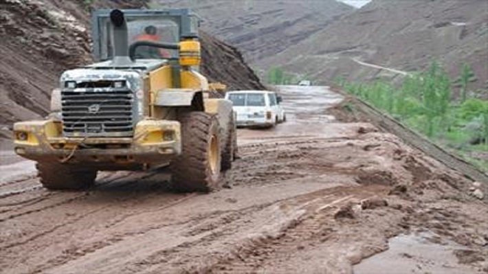 آسیب سیل به ۸۰ کیلومتر از راه‌های ارتباطی استان قزوین