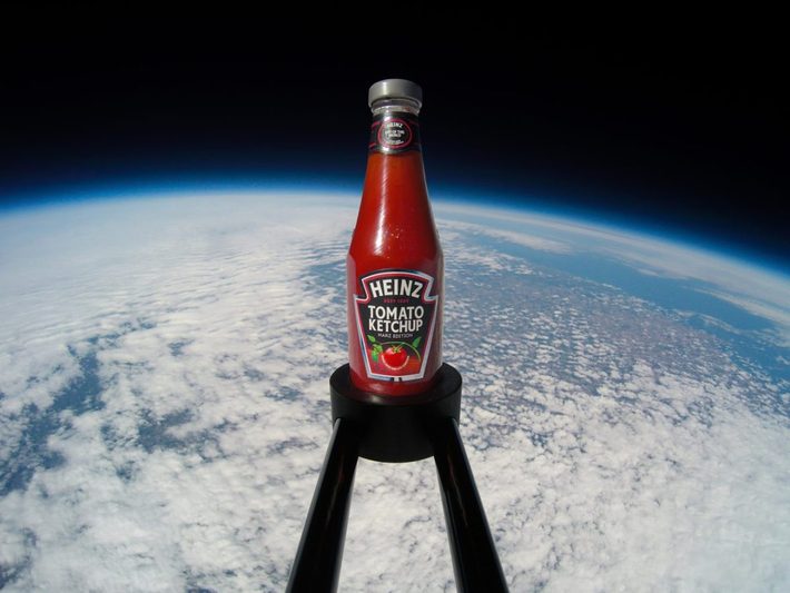 هاینز سس گوجه‌فرنگی تهیه شده از گوجه‌فرنگی مریخی را سرو می‌کند (+عکس)