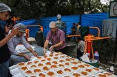 بزرگترین سفره اطعام عید غدیر در مشهد پهن شد