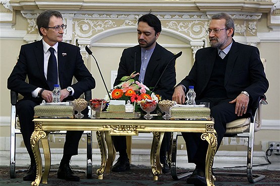 دیدار معاون دومای روسیه با رئیس مجلس