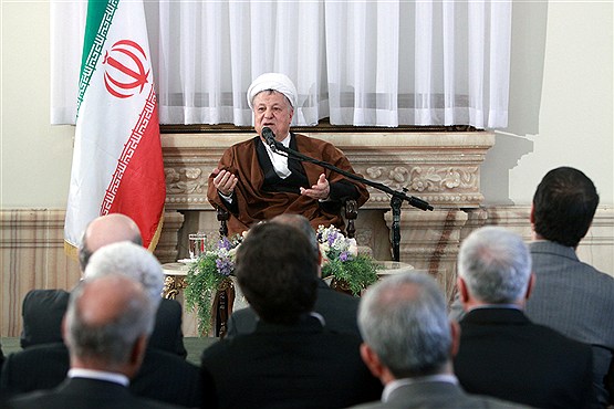 دیدار اعضای خانه کشاورز با هاشمی رفسنجانی