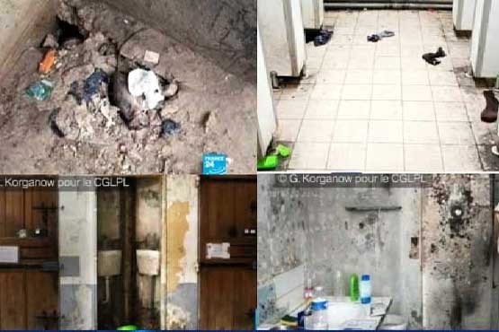 وضع غیرانسانی نگهداری زندانیان در فرانسه وضع غیرانسانی نگهداری زندانیان در فرانسه
