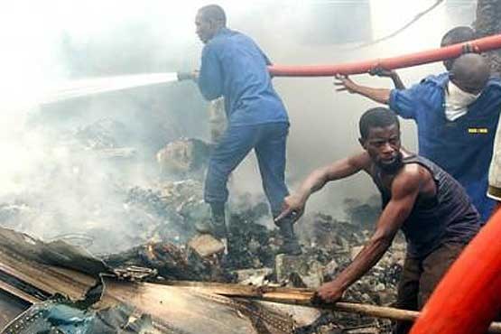 سقوط هواپیما در کنگو ده‌ها کشته به جا گذاشت