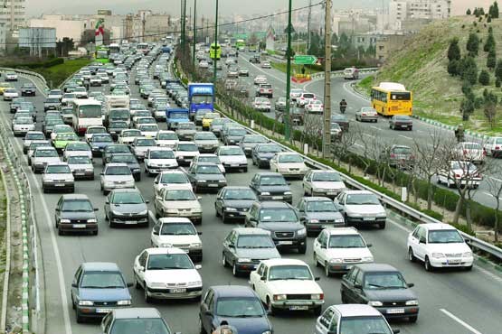 آزادراه کرج – تهران رکورددار تردد خودرو