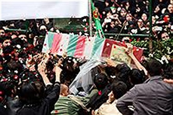 تشییع پیکر شهدای گمنام در تهران