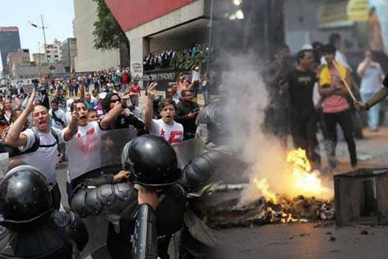 68 کشته و زخمی در درگیری های ونزوئلا