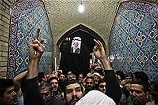 تشییع پیکر آیت الله غلامرضا رضوانی