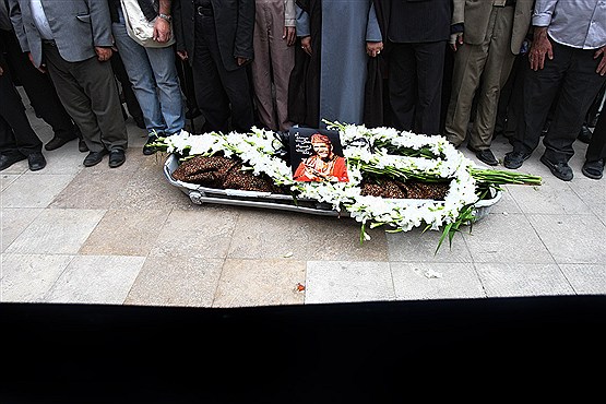 تشییع پیکر زنده یاد سعدی افشار