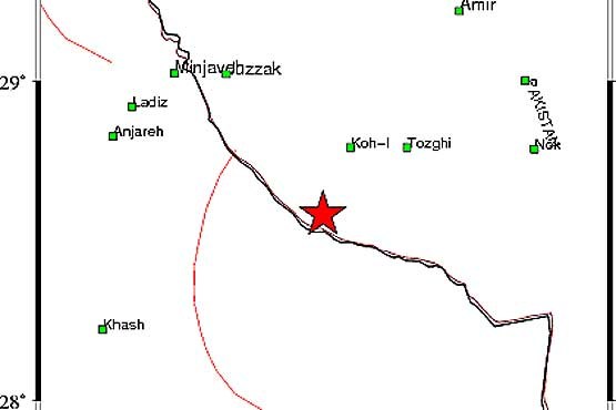 زلزله 4.5 ریشتری میرجاوه را لرزاند