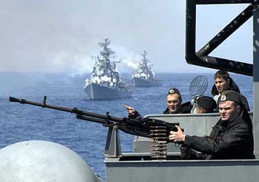 شلیک هشدار ناوشکن روسی به قایق ترکیه