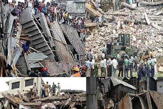 تلفات ریزش ساختمان در بنگلادش به 715 نفر رسید