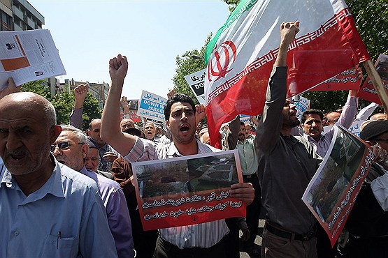 تجمع اعتراض آمیز مردم تهران در هتک حرمت به بقعه متبرکه حجربن عدی