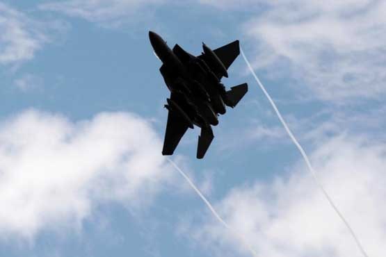 سقوط جنگنده شکاری F-15  آمریکا در ژاپن