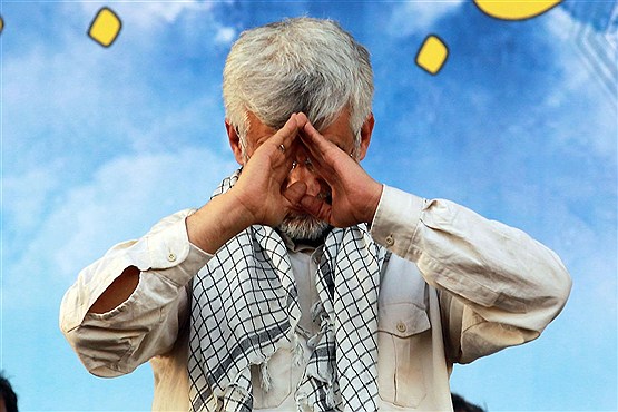تجمع حامیان سعید جلیلی در ورزشگاه حیدرنیا