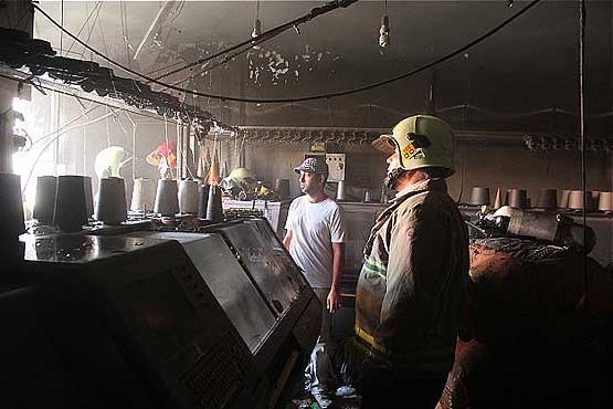 آتش‌سوزی کارگاه بافندگی در لاله زار