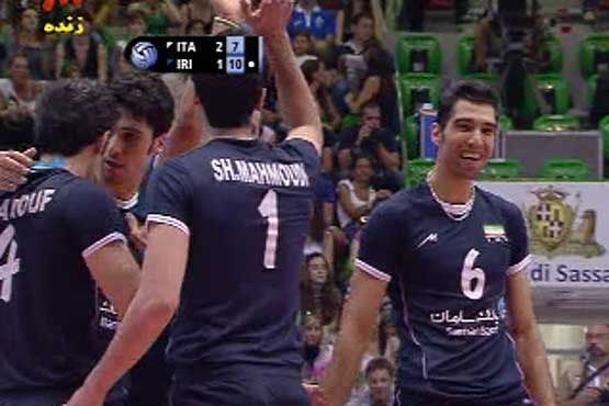 ایران سربلند در ماراتن والیبال با ایتالیا