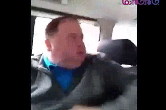 ترساندن مرد در ماشین