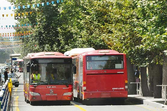 خدمت رسانی اتوبوسرانی تهران در ایام 12 و 13 فروردین