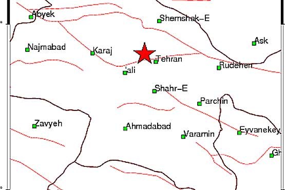 شمال تهران کمی لرزید