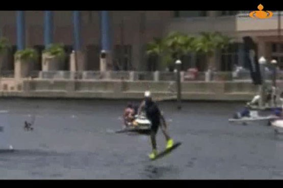 حرکات دیدنی ورزشکاران روی آب