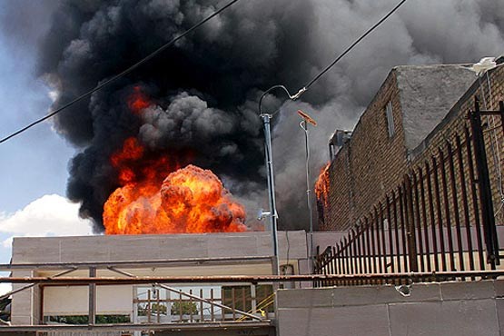 مرگ 3 کارگر در آتش سوزی 18 کارگاه تولیدی