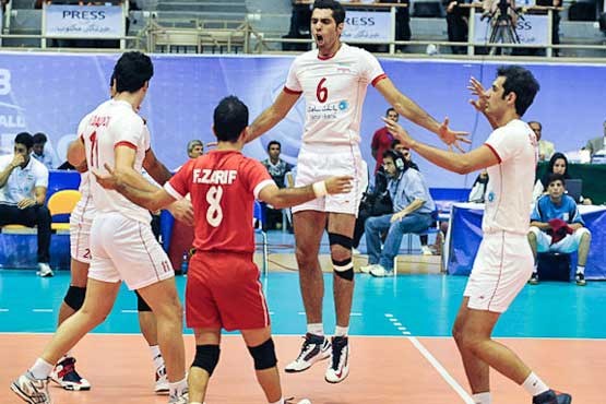 برتری مطلق والیبال ایران بر ژرمن ها