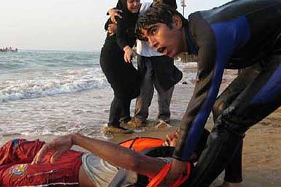 غرق شدن 2 نفر در آب‌های ساحلی مازندران