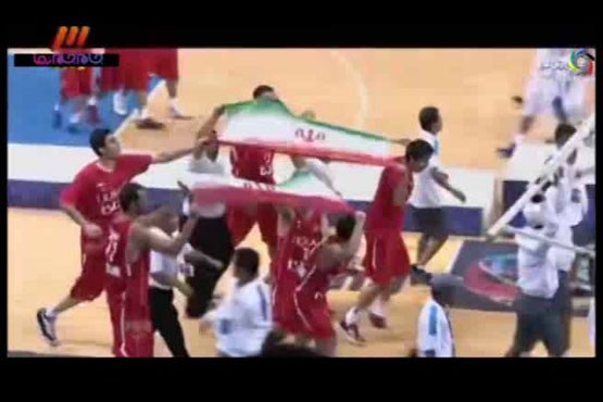 جشن قهرمانی ملی پوشان بسکتبال