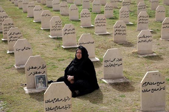 نبش قبر کشته‌شدگان بمباران شیمیایی حلبچه