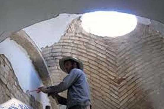 اتمام فاز یک مرمت حمام تاریخی زیاران