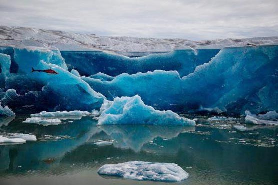 کشف دره ای عظیم زیر یخ های جزیره گرینلند