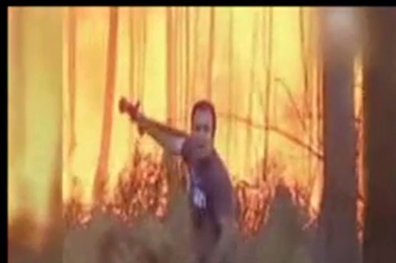 شعله‌های آتش در جنگل‌های پرتغال