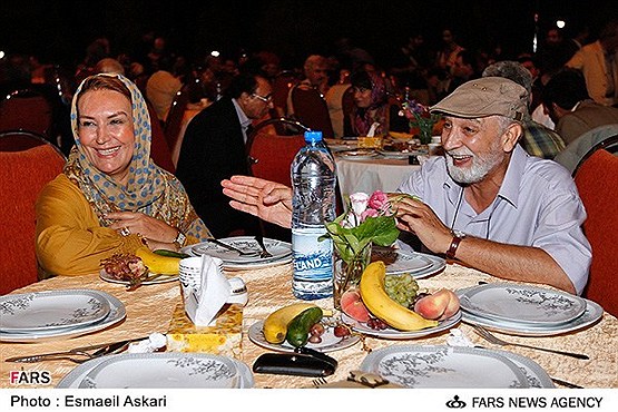زوج بازیگر مشهور در مهمانی هنرمندان +عکس