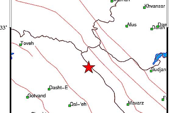 زلزله دوبار قلعه خواجه در استان خوزستان را لرزاند