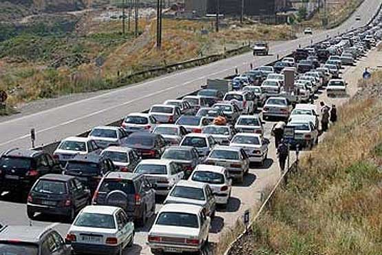 ترافیک نیمه سنگین در بیشتر محورهای ایران